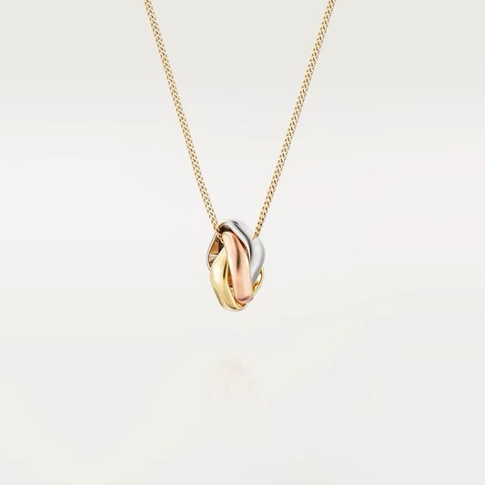 [Lucky Star]TRINITY NECKLACE GOLD SMALL MODEL
