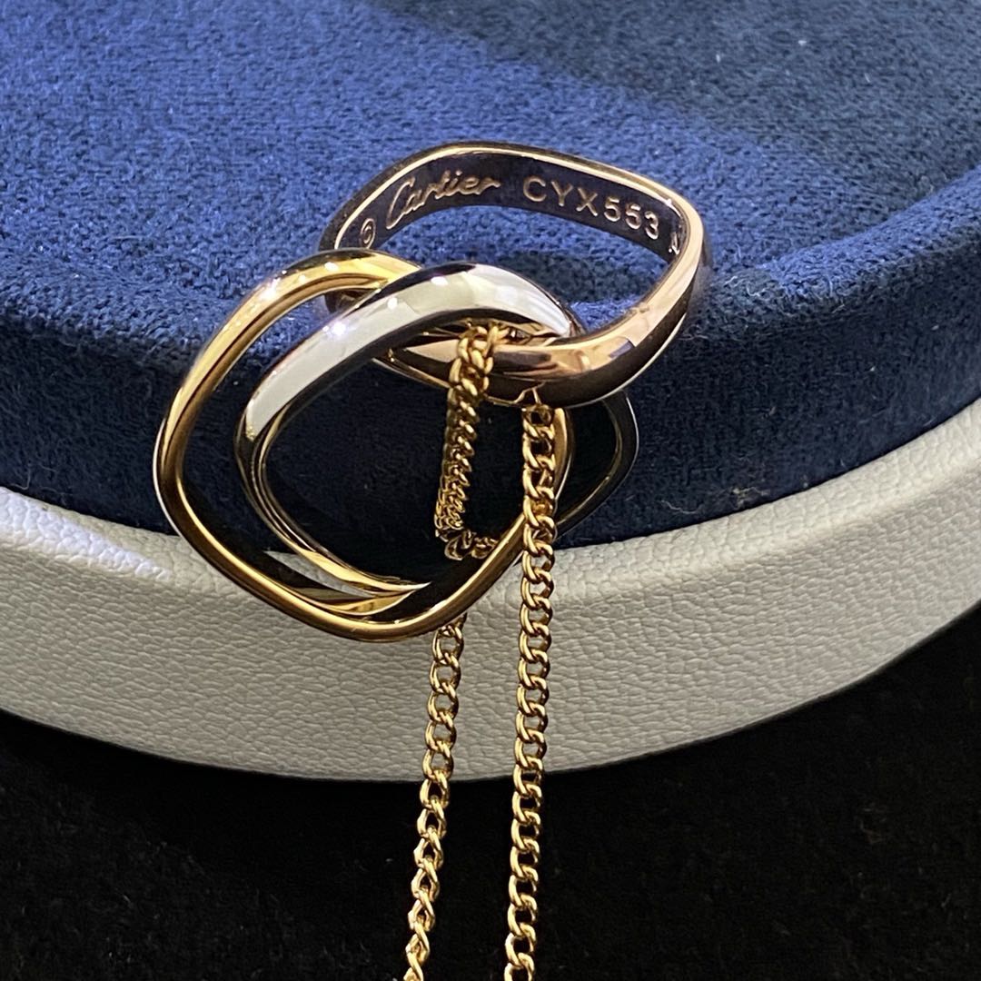 [Lucky Star]TRINITY NECKLACE GOLD SMALL MODEL