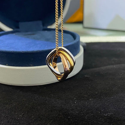 [Lucky Star]TRINITY NECKLACE GOLD SMALL MODEL