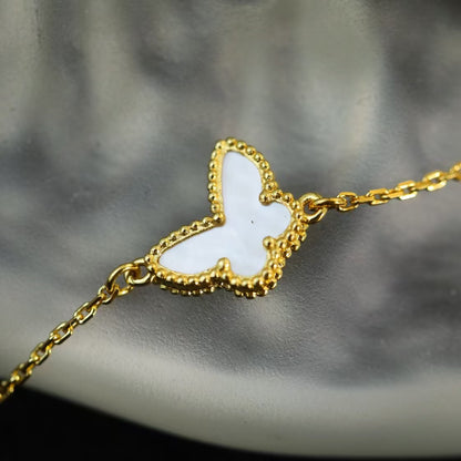 [Lucky Star]BUTTERFLY MOTHER OF PEARL BUTTERFLY BRACELET