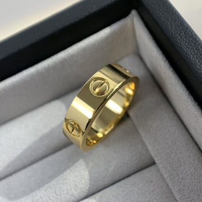 [Lucky Star]LOVE RING 5.5MM NO DIAMOND
