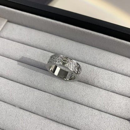 [Lucky Star]LOVE RING 5.5MM DIAMONDS PAVED