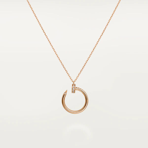 [Lucky Star]JUSTE NECKLACE PINK GOLD