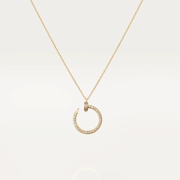 [Lucky Star]JUSTE NECKLACE GOLD DIAMONDS