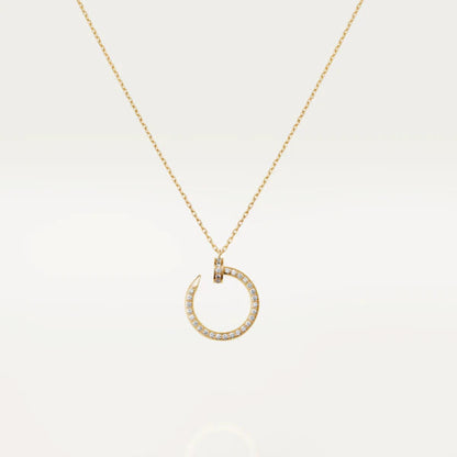 [Lucky Star]JUSTE NECKLACE GOLD DIAMONDS