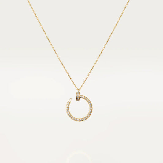 [Lucky Star]JUSTE NECKLACE GOLD DIAMONDS