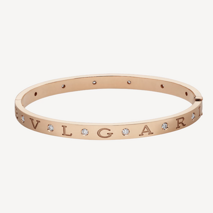 [Lucky Star]ZERO 1 PINK GOLD 12 DIAMONDS BRACELET