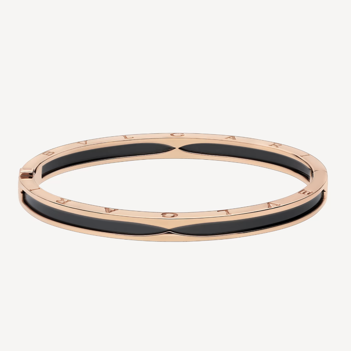 [Lucky Star]ZERO 1 PINK GOLD WITH BLACK CERAMIC BRACELET