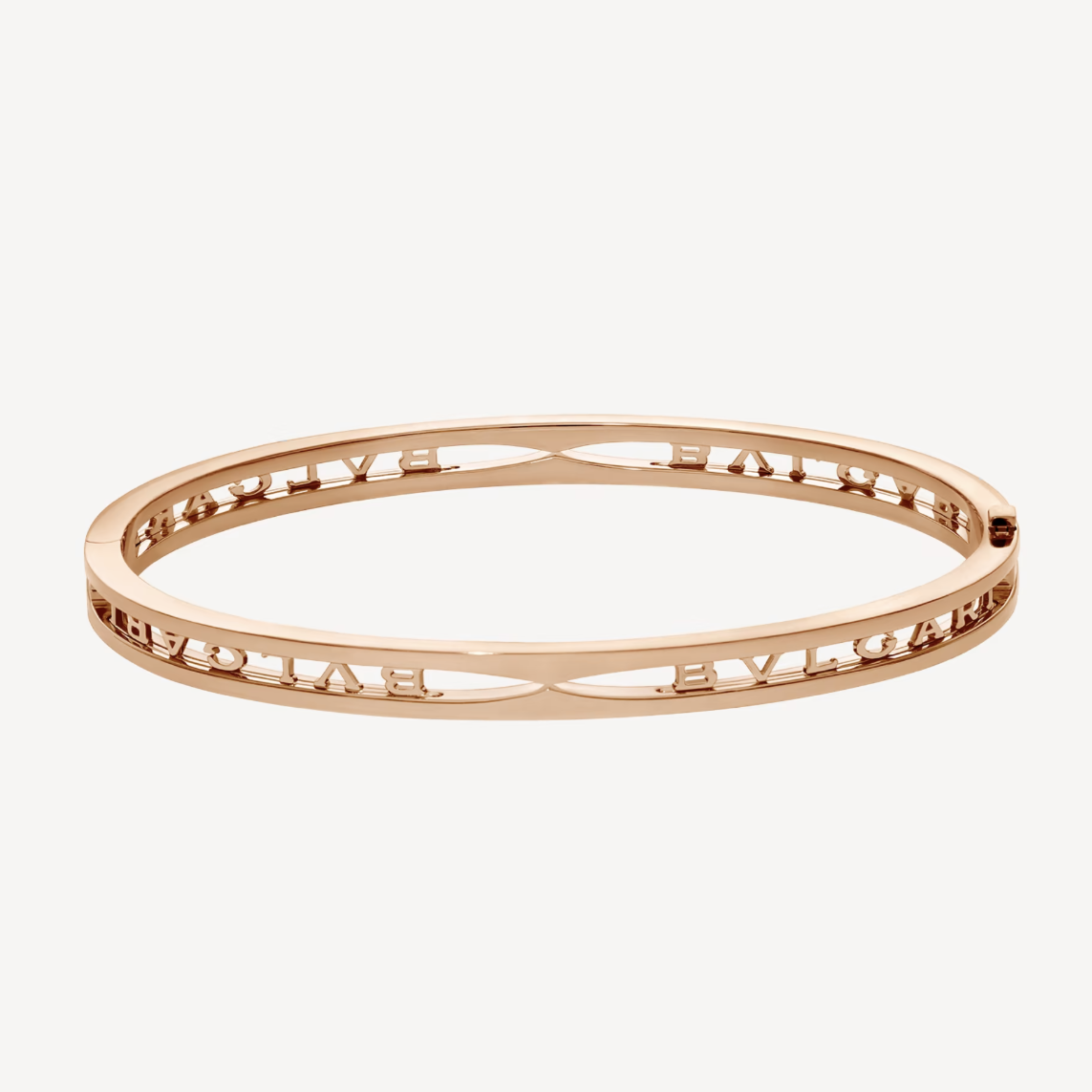[Lucky Star]ZERO 1 SPIRAL LOGO PINK GOLD BRACELET