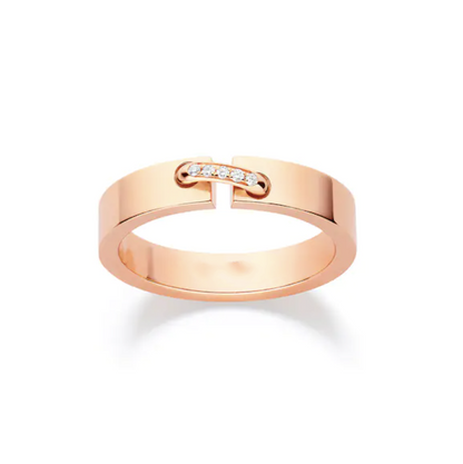 [Lucky Star]ALLIANCE LIENS VIDENCE DIAMOND 4MM RING