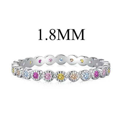 [Lucky Star]Unique Scintillating Round Cut Daily Ring