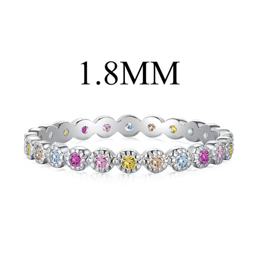 [Lucky Star]Unique Scintillating Round Cut Daily Ring