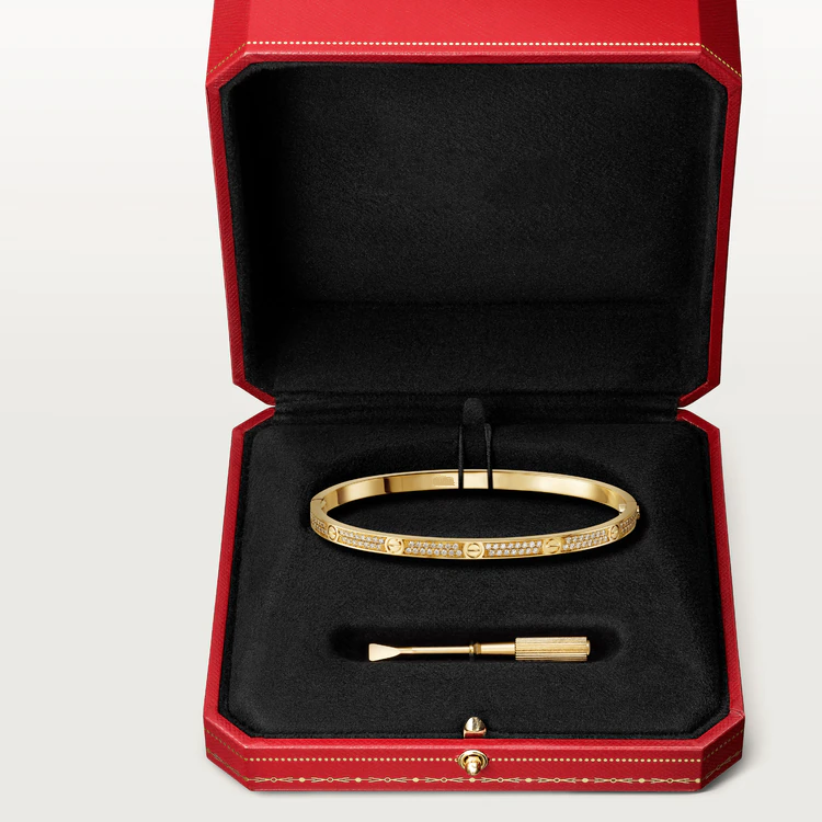[Lucky Star]LOVE BRACELET 3.65MM DIAMOND-PAVED