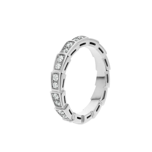 [Lucky Star]SERPENTI RING SILVER DIAMOND PAVED 3MM
