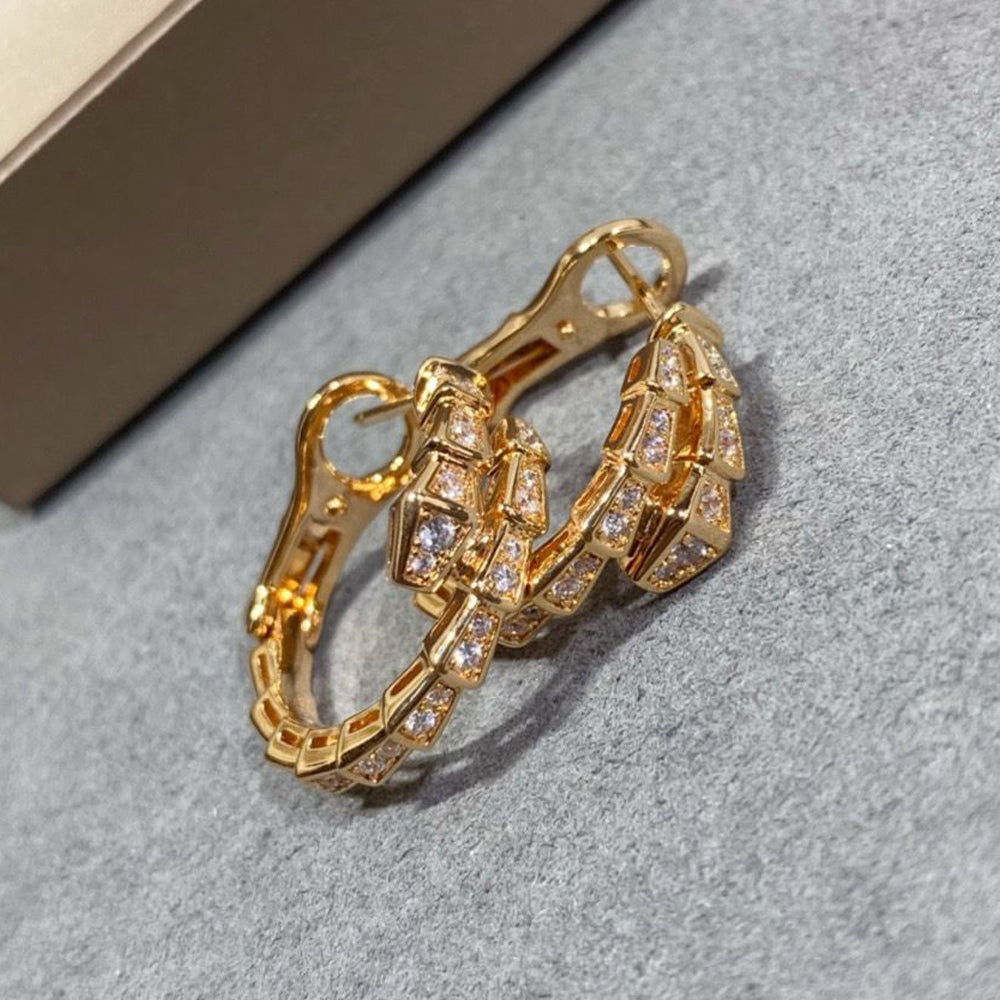 [Lucky Star]SERPENTI EARRINGS DIAMOND