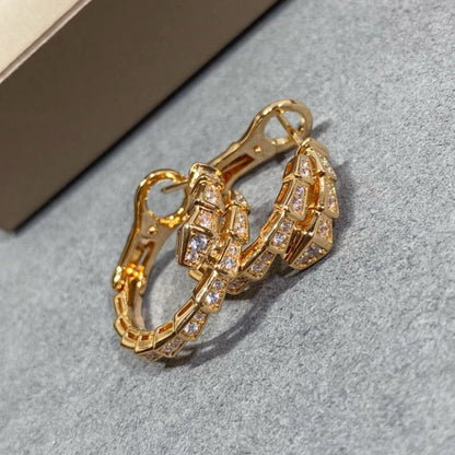 [Lucky Star]SERPENTI EARRINGS DIAMOND