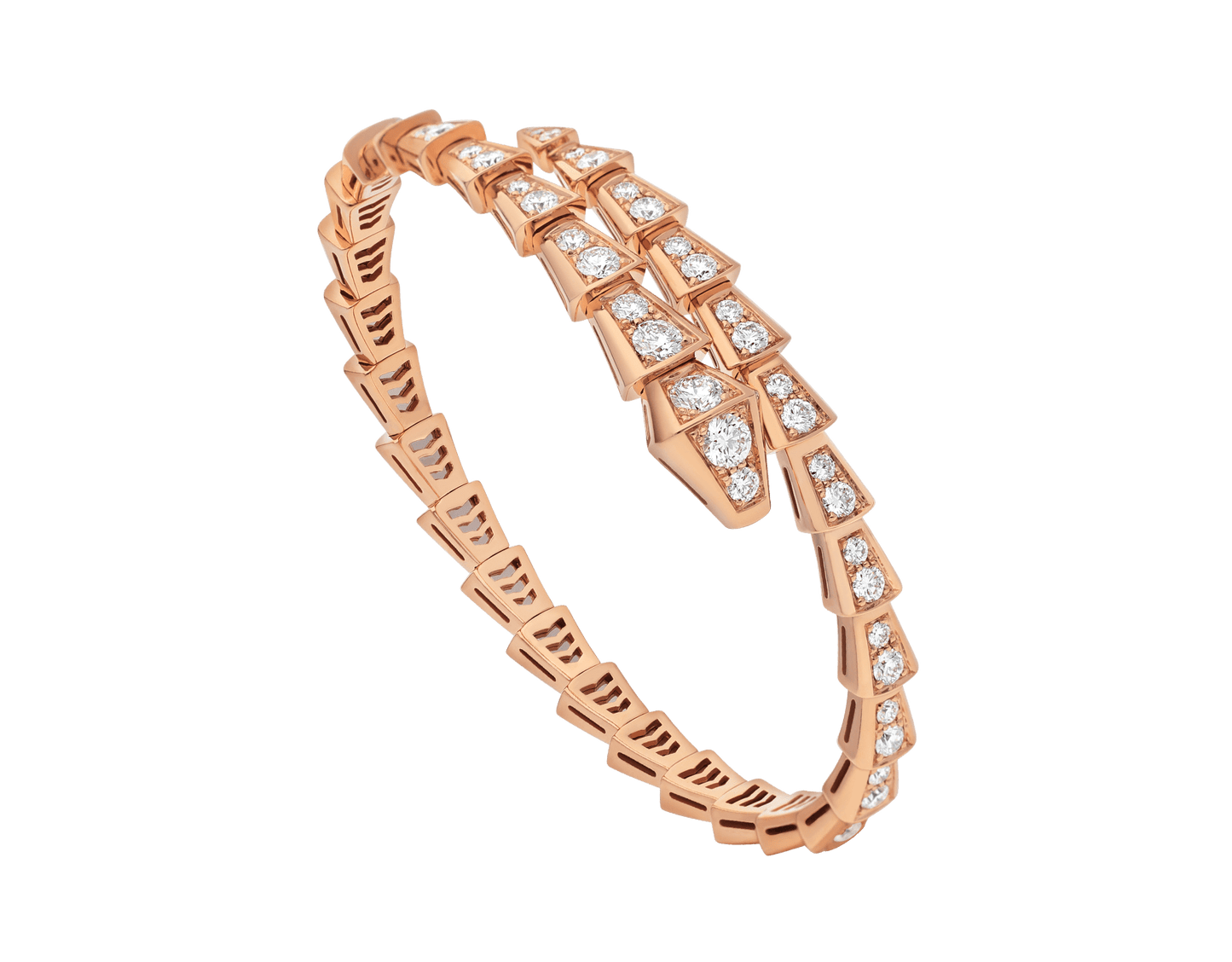 [Lucky Star]SERPENTI BRACELET 6.8MM PINK GOLD DIAMOND