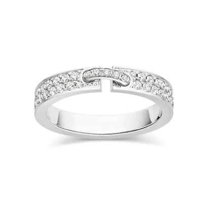 [Lucky Star]ALLIANCE LIENS VIDENCE PAVED DIAMOND 4MM RING