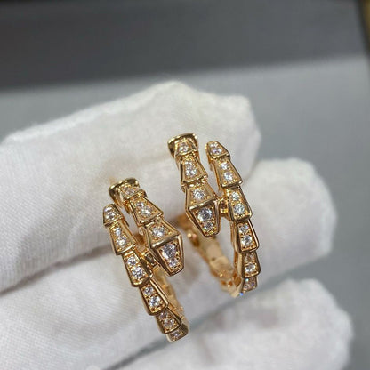 [Lucky Star]SERPENTI EARRINGS DIAMOND