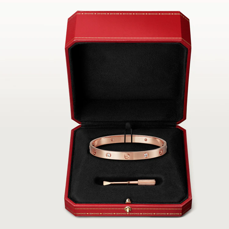 [Lucky Star]LOVE BRACELET 6.1MM 4 DIAMONDS