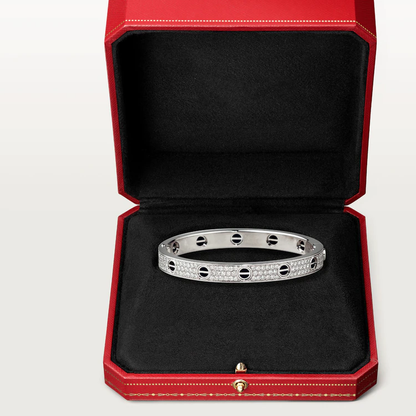 [Lucky Star]LOVE BRACELET 6.1MM DIAMOND-PAVED CERAMIC