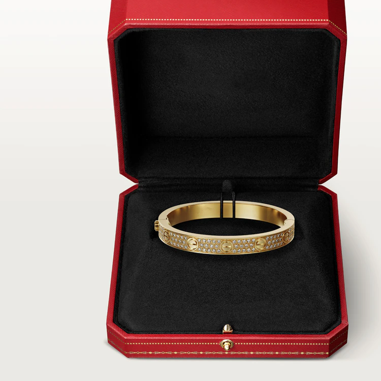 [Lucky Star]LOVE BRACELET 6.1MM DIAMOND-PAVED