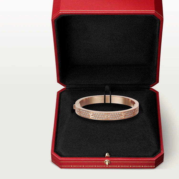 [Lucky Star]LOVE BRACELET 6.1MM DIAMOND-PAVED
