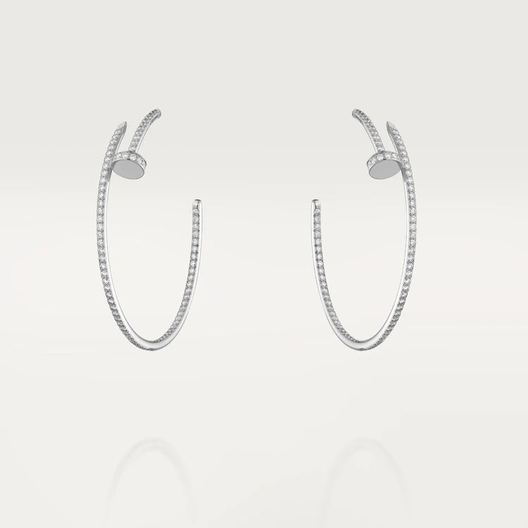 [Lucky Star]JUSTE EARRINGS FULL DIAMONDS 1.8MM