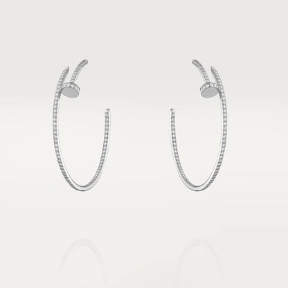 [Lucky Star]JUSTE EARRINGS FULL DIAMONDS 1.8MM