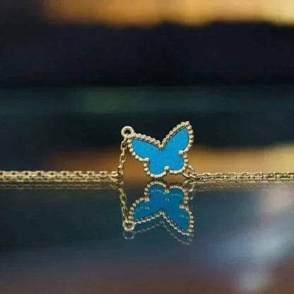 [Lucky Star]BUTTERFLY TURQUOISE BUTTERFLY BRACELET