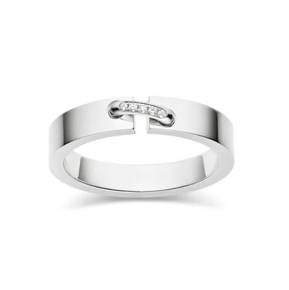 [Lucky Star]ALLIANCE LIENS VIDENCE DIAMOND 4MM RING