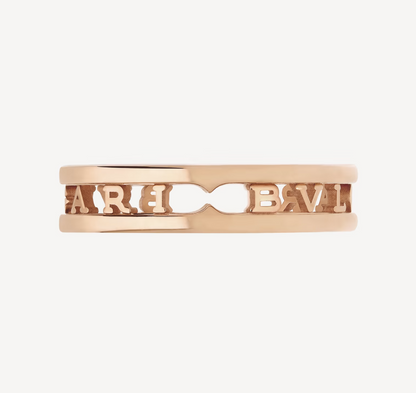 [Lucky Star]ZERO 1 ONE-BAND WITH OPENWORK LOGO SPIRAL RING