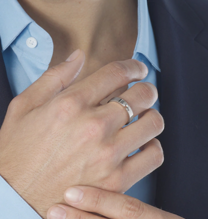 [Lucky Star]ALLIANCE LIENS VIDENCE 4MM RING
