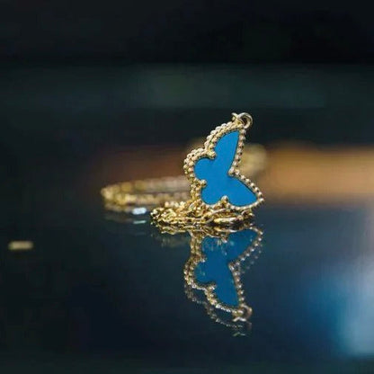 [Lucky Star]BUTTERFLY TURQUOISE BUTTERFLY BRACELET