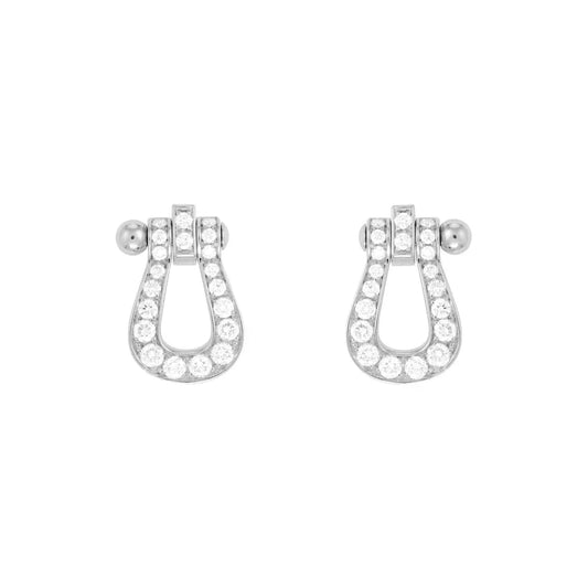 [Lucky Star]FORCE 10 FULL DIAMOND STUD EARRINGS MINI MODEL