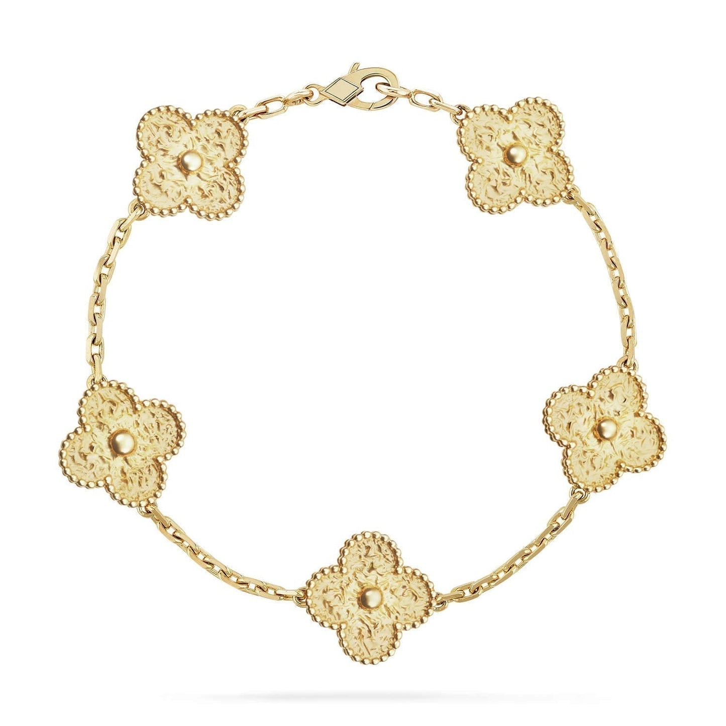 [Lucky Star]CLOVER 5 MOTIFS BRONZING BRACELET