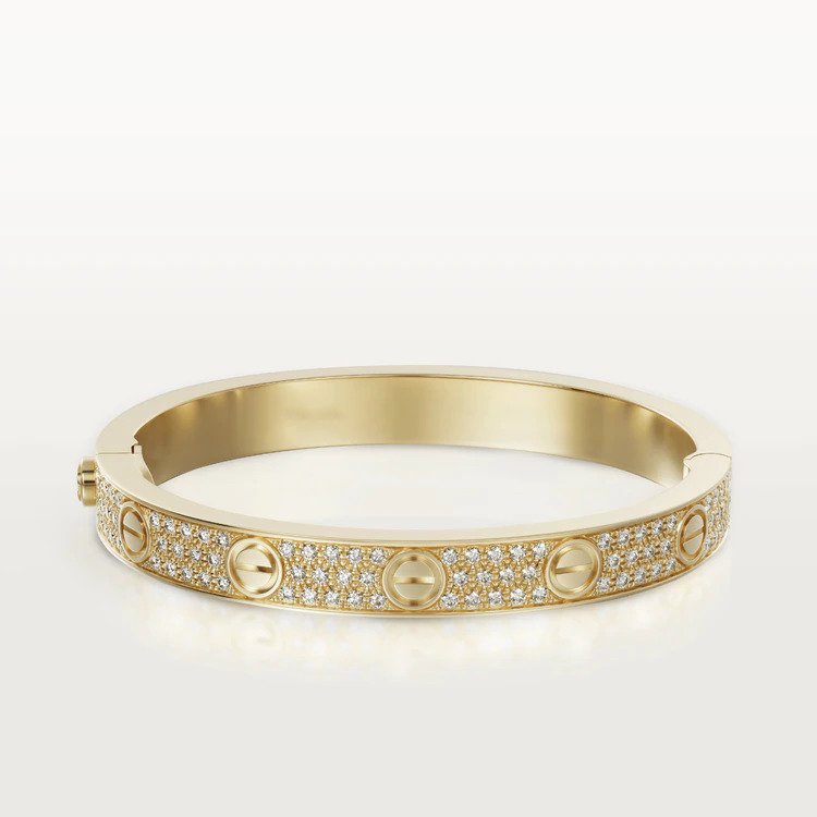 [Lucky Star]LOVE BRACELET 6.1MM DIAMOND-PAVED