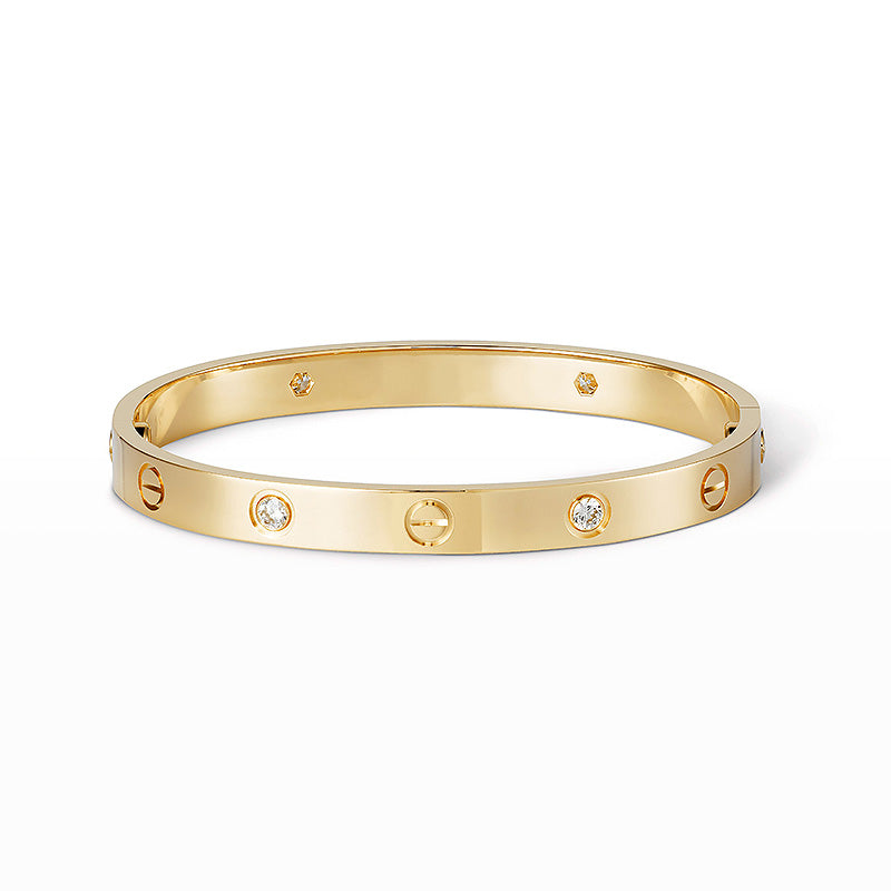 [Lucky Star]LOVE BRACELET 6.1MM 4 DIAMONDS