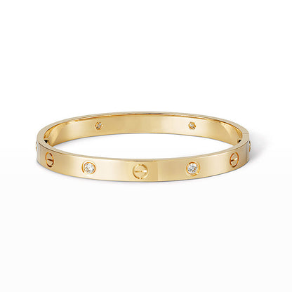 [Lucky Star]LOVE BRACELET 6.1MM 4 DIAMONDS