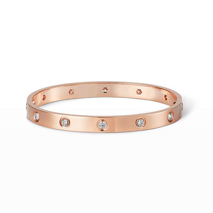 [Lucky Star]LOVE BRACELET 6.1MM 10 DIAMONDS