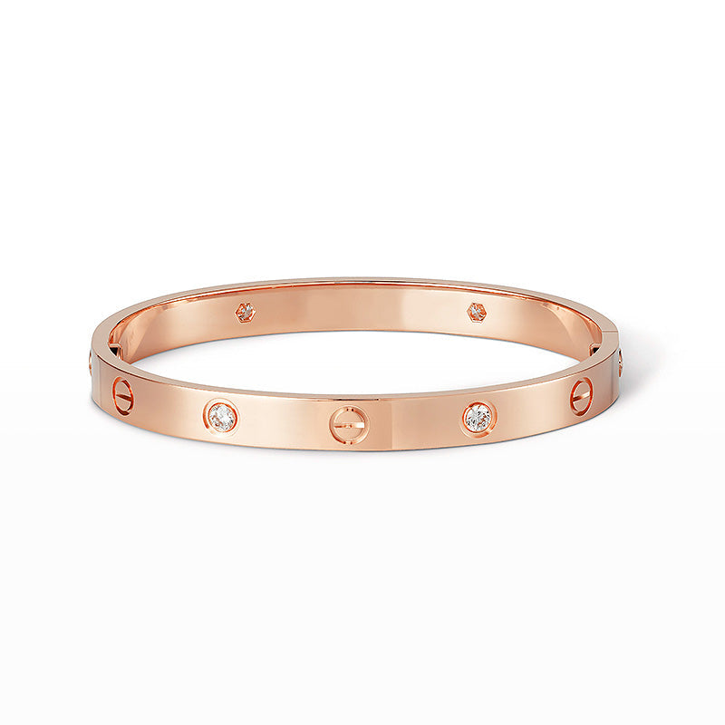 [Lucky Star]LOVE BRACELET 6.1MM 4 DIAMONDS
