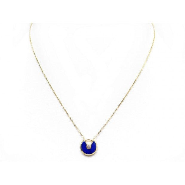 [Lucky Star]AMULETTE ROSE GOLD AGATE NECKLACE