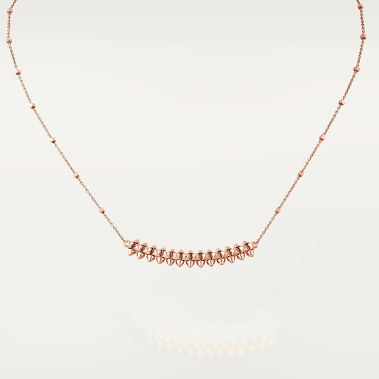 [Lucky Star]CLASH PINK GOLD NECKLACE