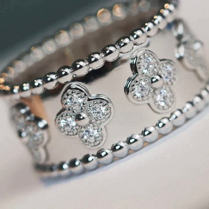 [Lucky Star]CLOVER KALEIDOSCOPE RING 10MM