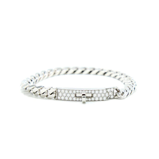 [Lucky Star]KELLY CHAIN SILVER DIAMOND BRACELET