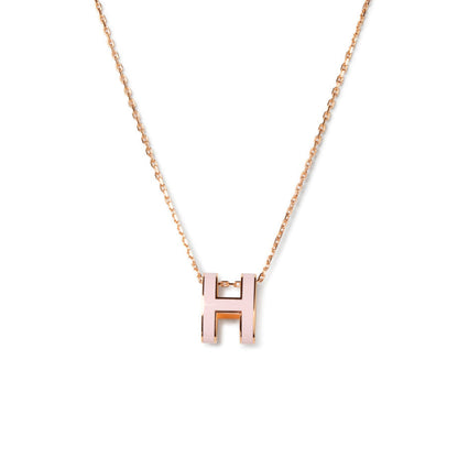 [Lucky Star]POP H PEDANT PINK GOLD
