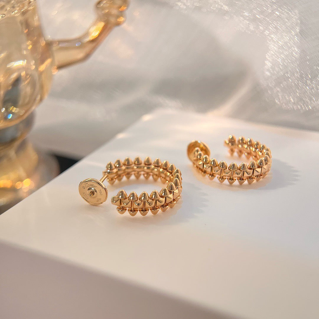 [Lucky Star]CLASH SMALL HOOP EARRINGS