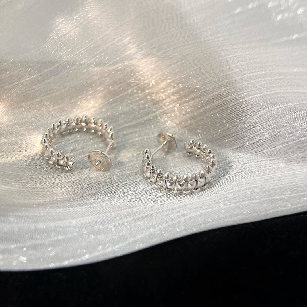[Lucky Star]CLASH SMALL HOOP EARRINGS