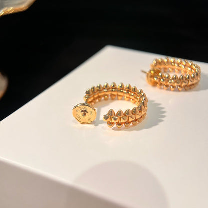 [Lucky Star]CLASH SMALL HOOP EARRINGS