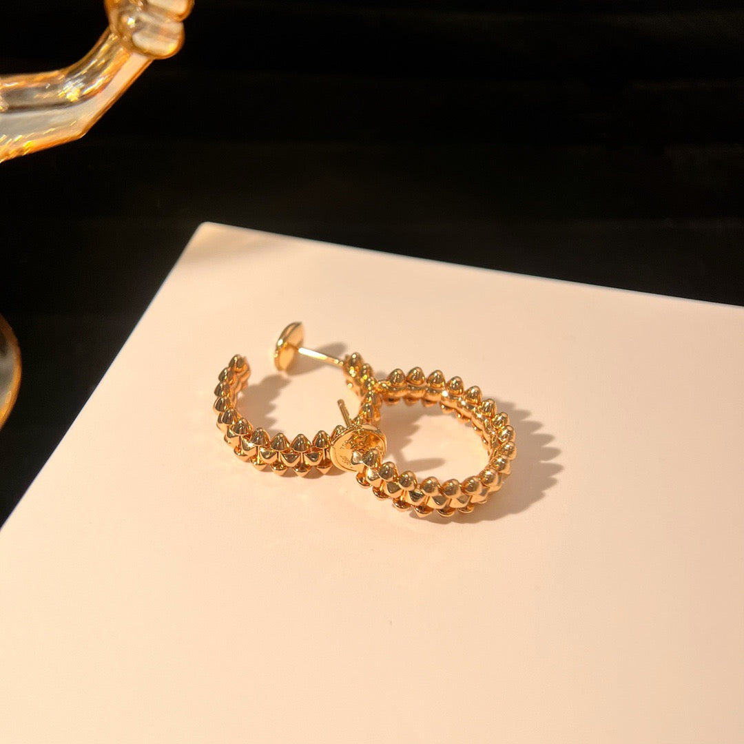 [Lucky Star]CLASH SMALL HOOP EARRINGS
